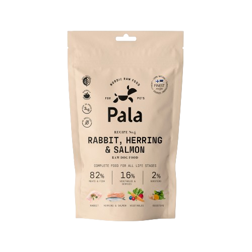 Pala - Recipe # 4 - Rabbit, herring & salmon - 100g - Hund - Hund - ZOO.se