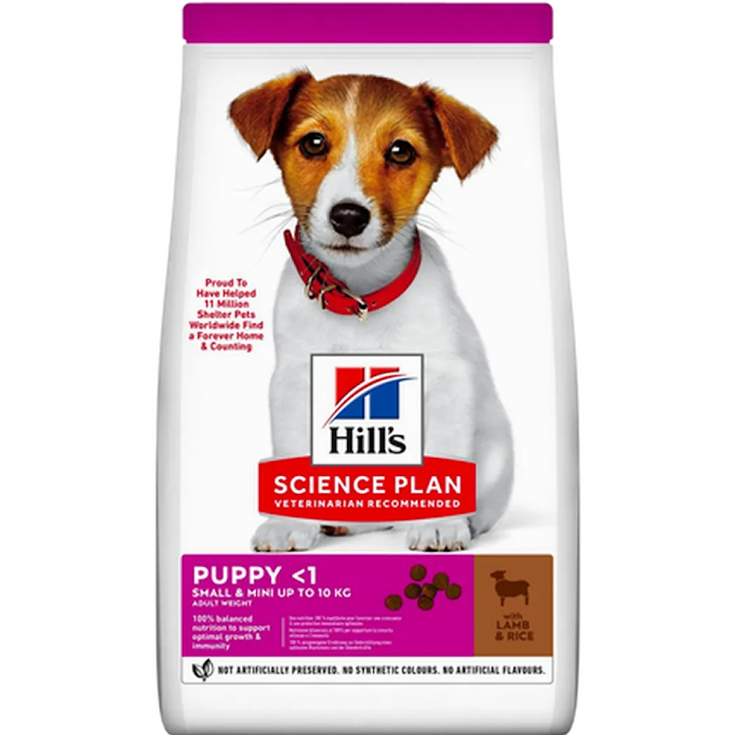 Hills Science Plan Puppy Small & Mini Lamb & Rice - Dry Dog Food
