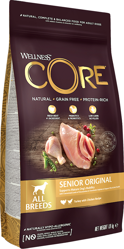 Preview of Core Petfood Dog Senior Original All Breed Chicken & Turkey Dry 1,8 kg