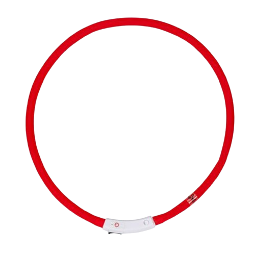 CANEM - Led Halsbånd Rød 70 Cm - Hund - Hund - Halsband - ZOO.se