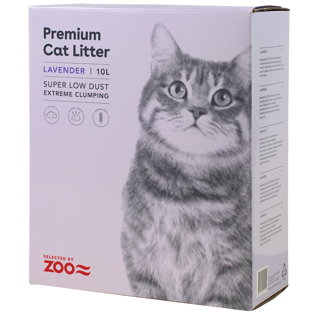 Selected by ZOO Premium Cat Litter - Kissanhiekka laventeli 10 L