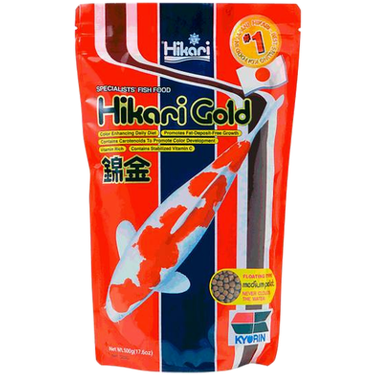 Hikari - Gold Färg Medium 500g - Akvaristik - Akvaristik - Damm - ZOO.se