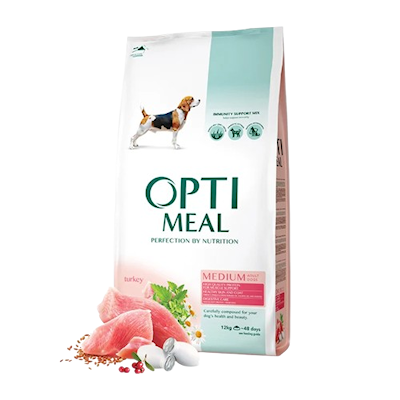 Preview of Optimeal Adult & Senior Medium Digestive Care Turkey 12 kg