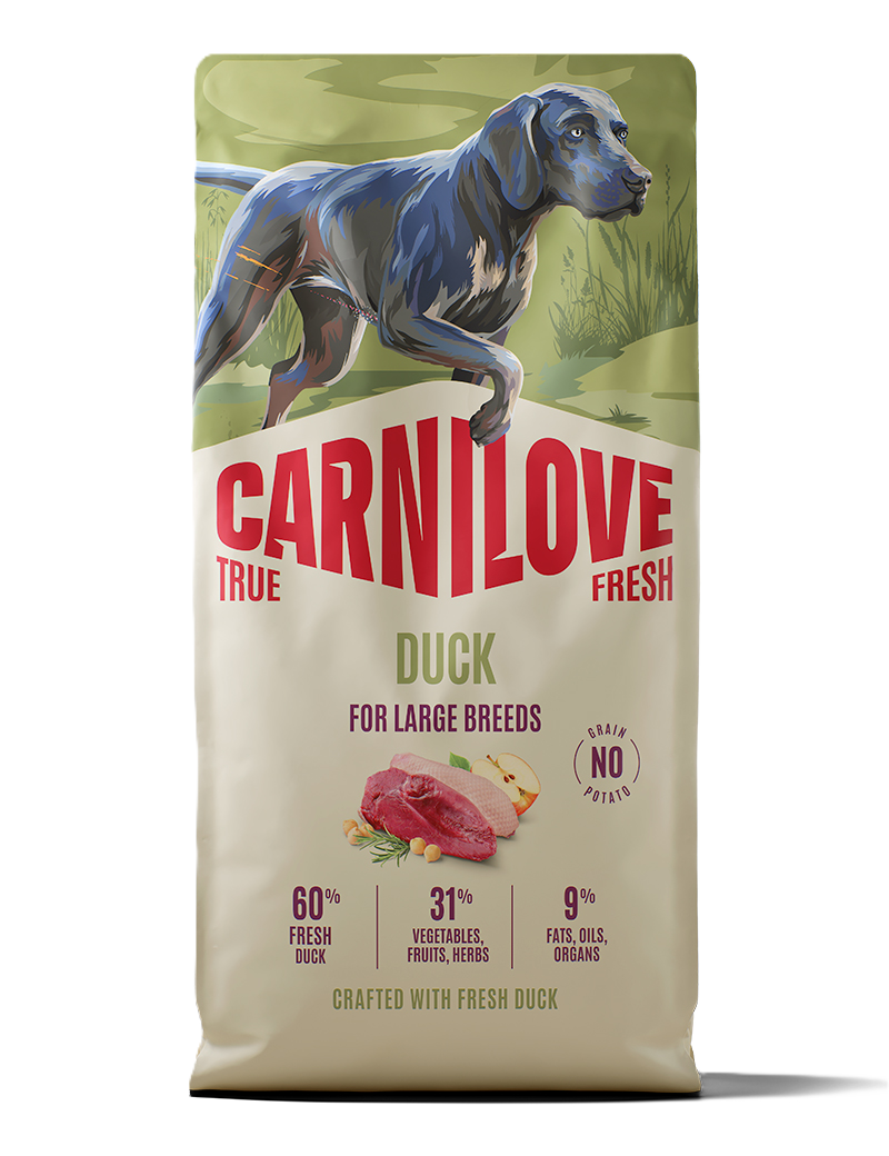 Carnilove True Fresh Dog Duck for Adult Large Breeds 12kg