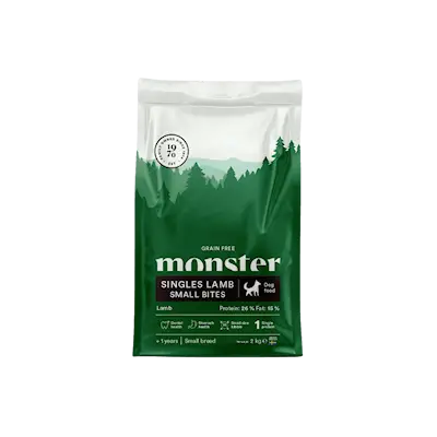 Monster Dog Grain Free Singles Lamb Small Bites 2 kg