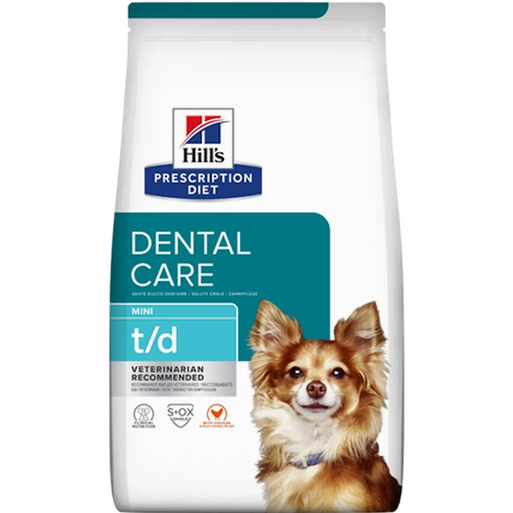 Hills Prescription Diet Canine t/d Dental Care Mini Chicken - Dry Dog Food 3 kg