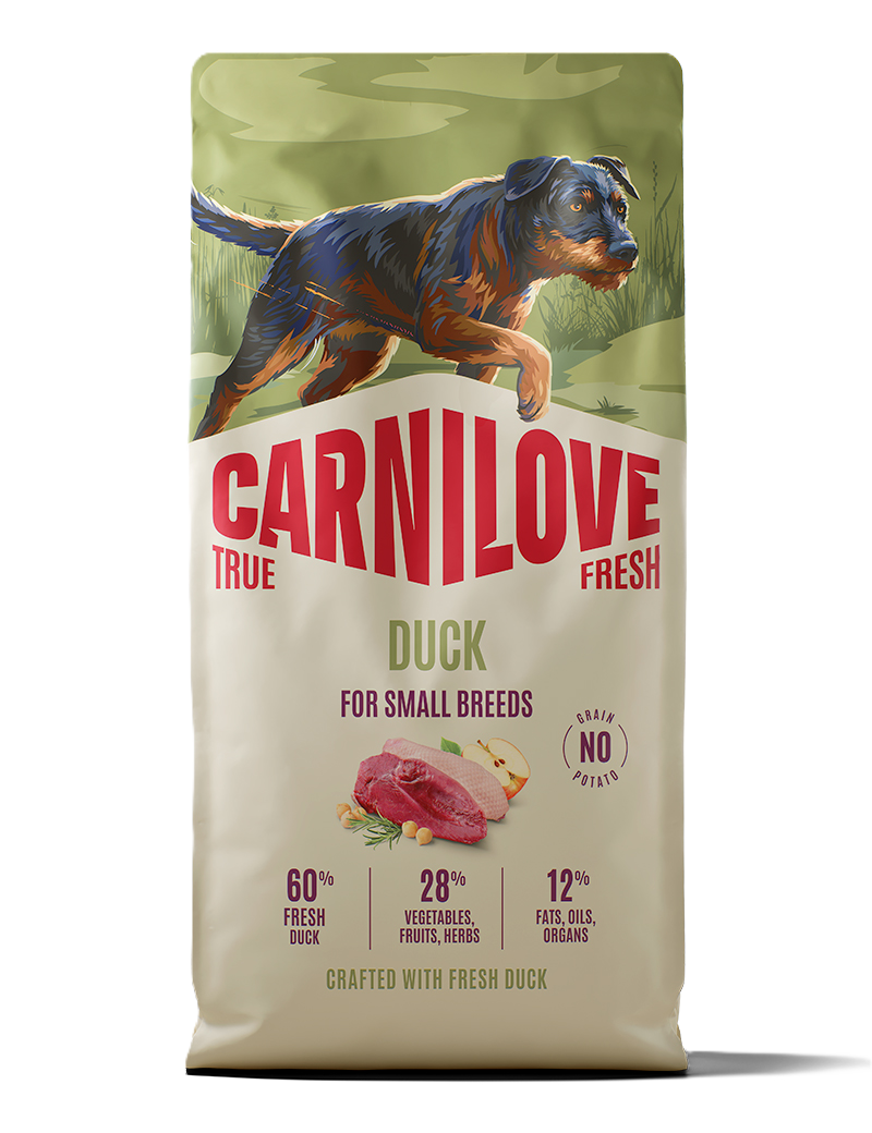 Carnilove True Fresh Dog Duck for Adult Small Breeds 12kg