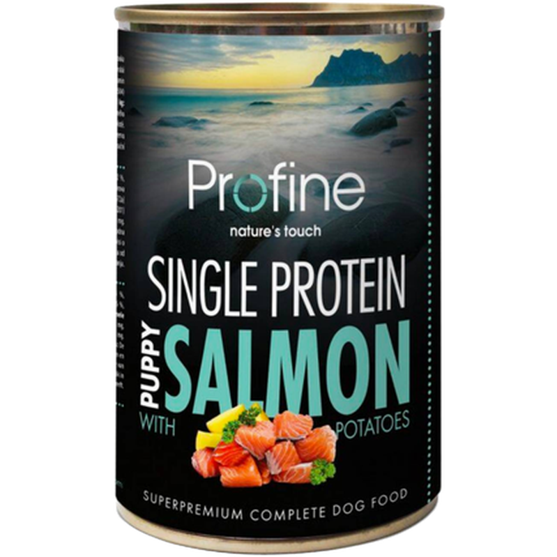 Profine - Dog Puppy Single Protein Salmon 400g - Koirat - Koiranruoka - Märkäruoka