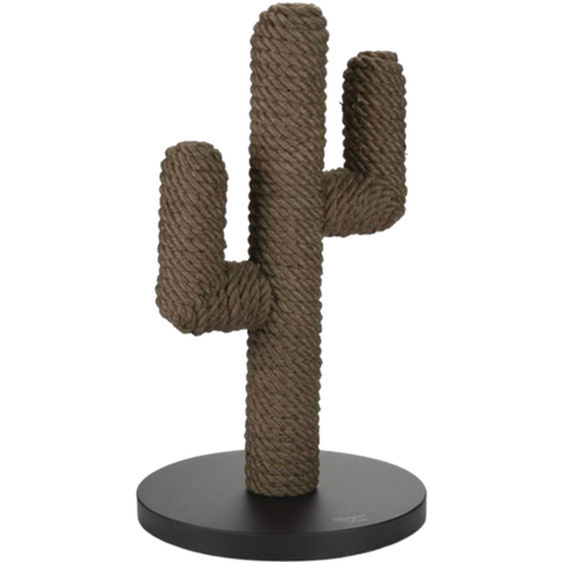 Designed By Lotte - Wood Scratch Post Cactus Black 60 x 35 cm - Katt - Klösträd & klösmöbler för katt - ZOO.se