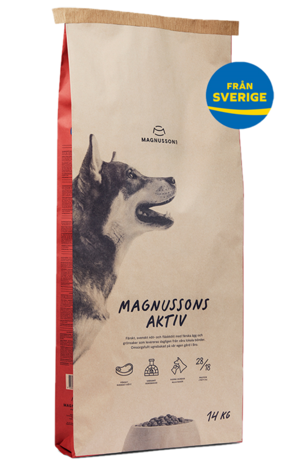 Magnussons - Aktiv - 14kg - Hund - Hundmat & hundfoder - Torrfoder för hund - ZOO.se