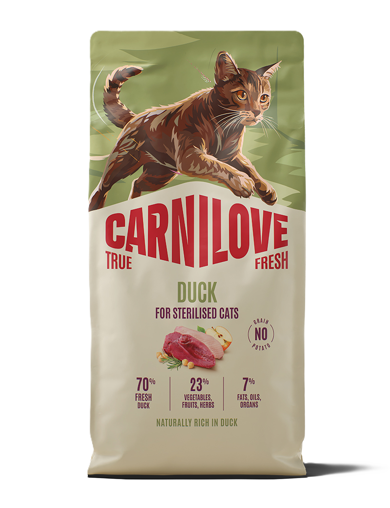 Carnilove True Fresh Cat Duck for Sterilised Adult All Breeds