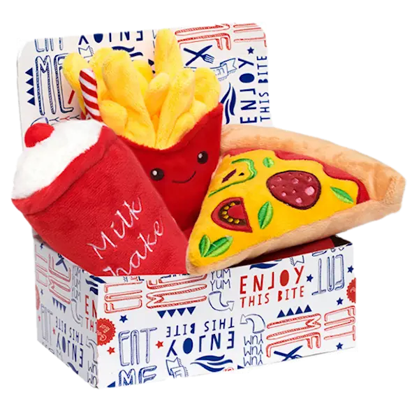 Dog toy Meal Deal Box Pizza