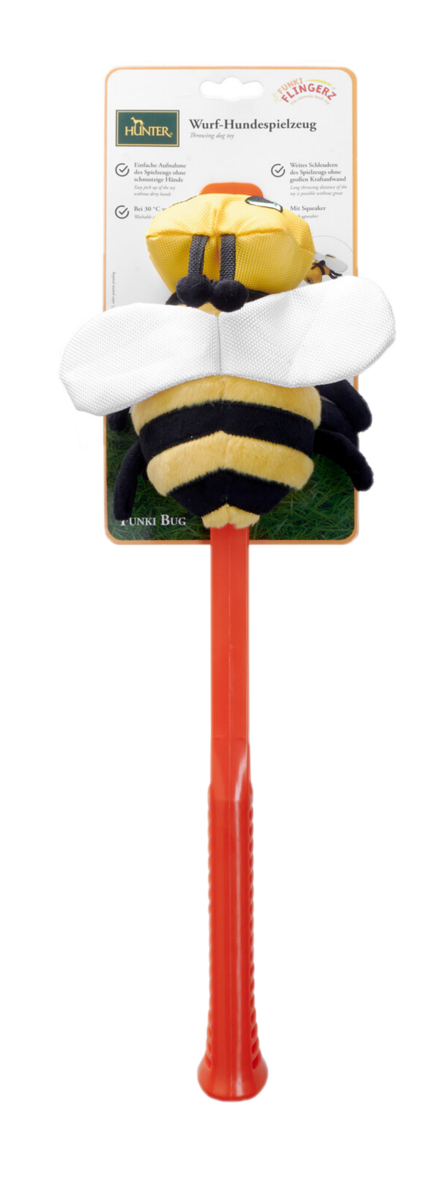 Hunter - Dog Toy Flingerz Funki Honeybee With Launcher - Hund - Hundleksaker & Spel - ZOO.se