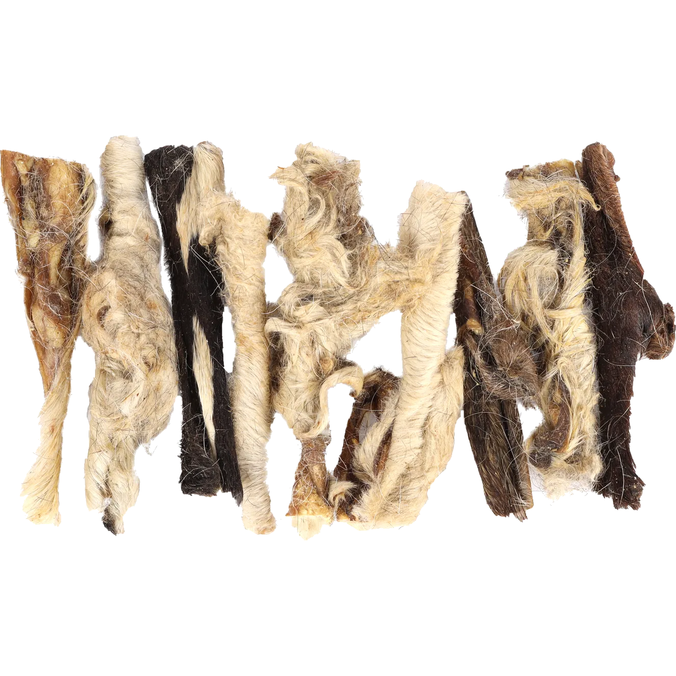 Flamingo Dog Nature Snack Lamb Head Skin with Fur 200g ZOO.se