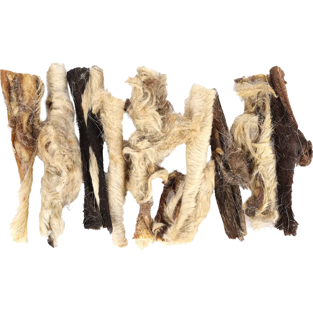 Dog Nature Snack Lamb Head Skin with Fur 200g