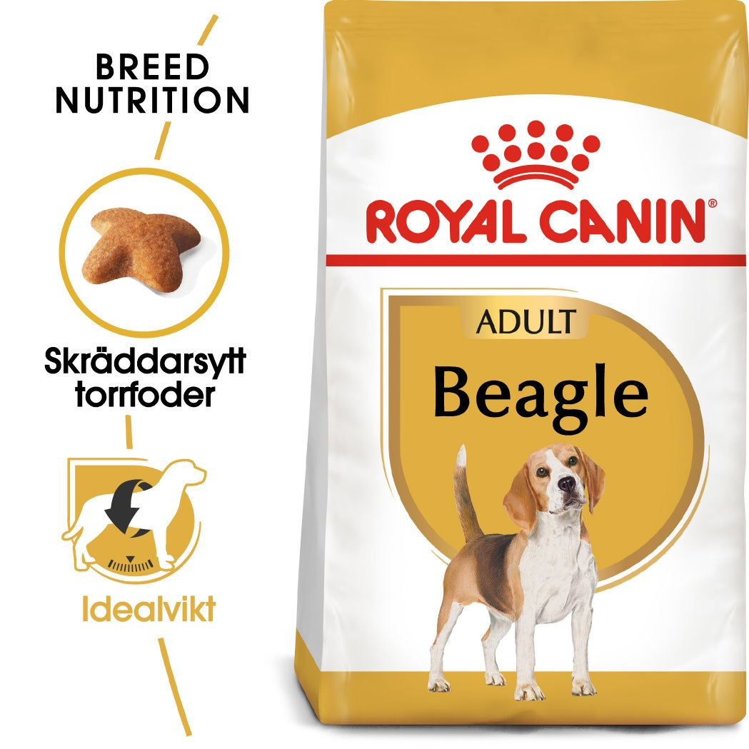 Breed Beagle Adult Torrfoder för hund 12 kg