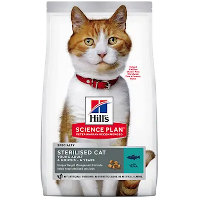 Feline Young Adult Sterilised Tuna - Dry Cat Food