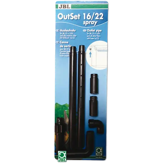 OutSet Spray Water Outlet Set 12/16mm CPe 700/1-900/1 Black 1 st