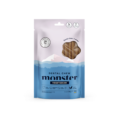 Preview of Monster Pet Food Dog Dental Chew Vegetarian Small Week 7 pcs 56 g