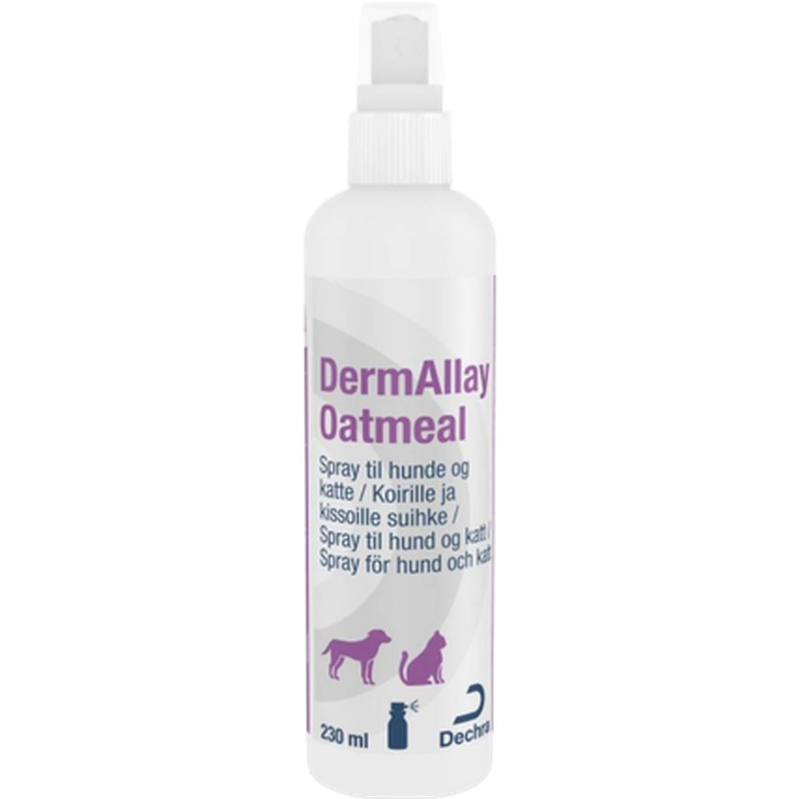 DermAllay™ Oatmeal Spray Conditioner Dogs, Cats & Horses 230 ml - Hund - Pälsvård Trim & Hundbad - Hundbalsam & Balsamspray - Dechra - ZOO.se