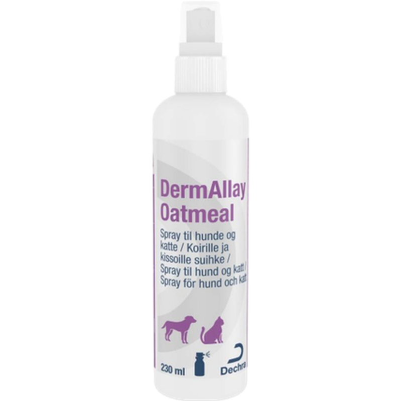 Dechra - DermAllay™ Oatmeal Spray Conditioner Dogs, Cats & Horses 230 ml - Hund - ZOO.se