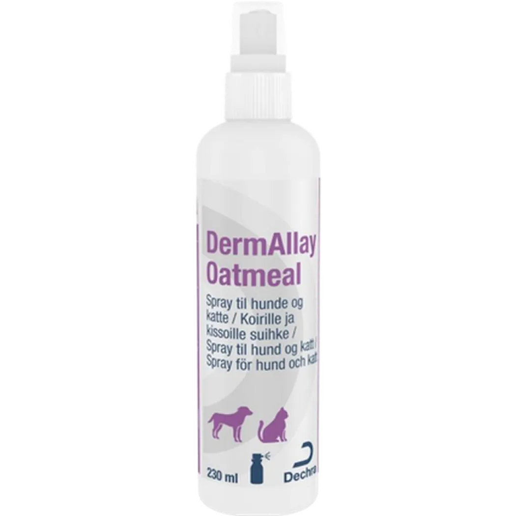 Dechra DermAllay™ Oatmeal Spray Conditioner for hunder, katter og hester 230 ml