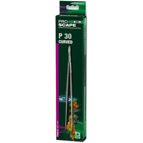 ProScape Tools P Curved Pincers for Plants & Decor 30 cm