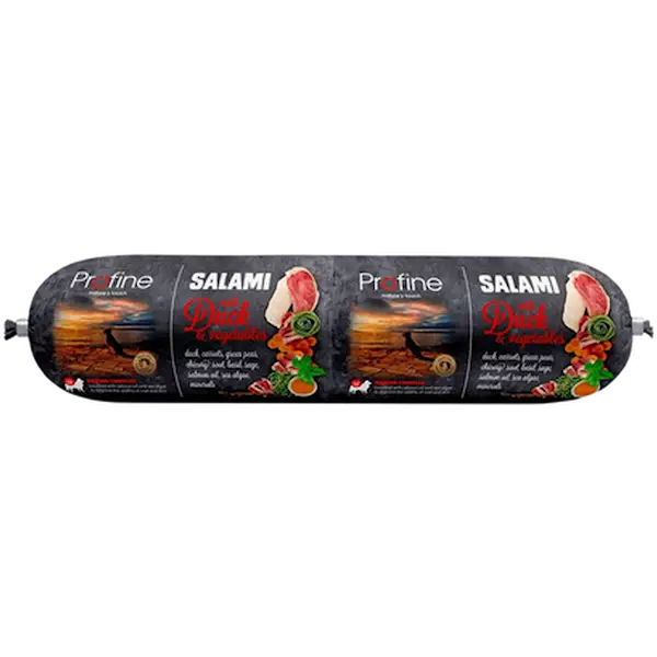 Dog Wet Food Salami Duck & Vegetables Black 800 g