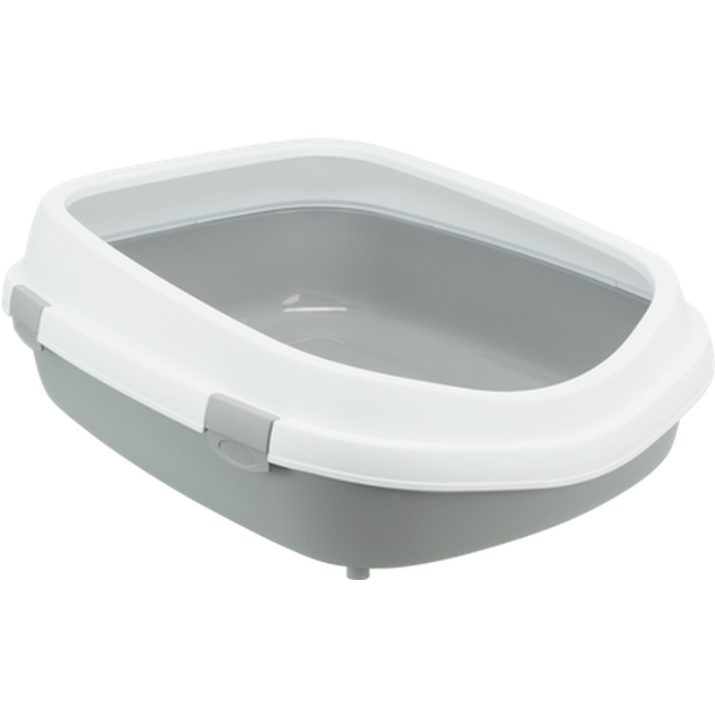 Primo XXL Cat Litter Tray With Rim Gray 56 x 25 x 71 cm ZOO.se