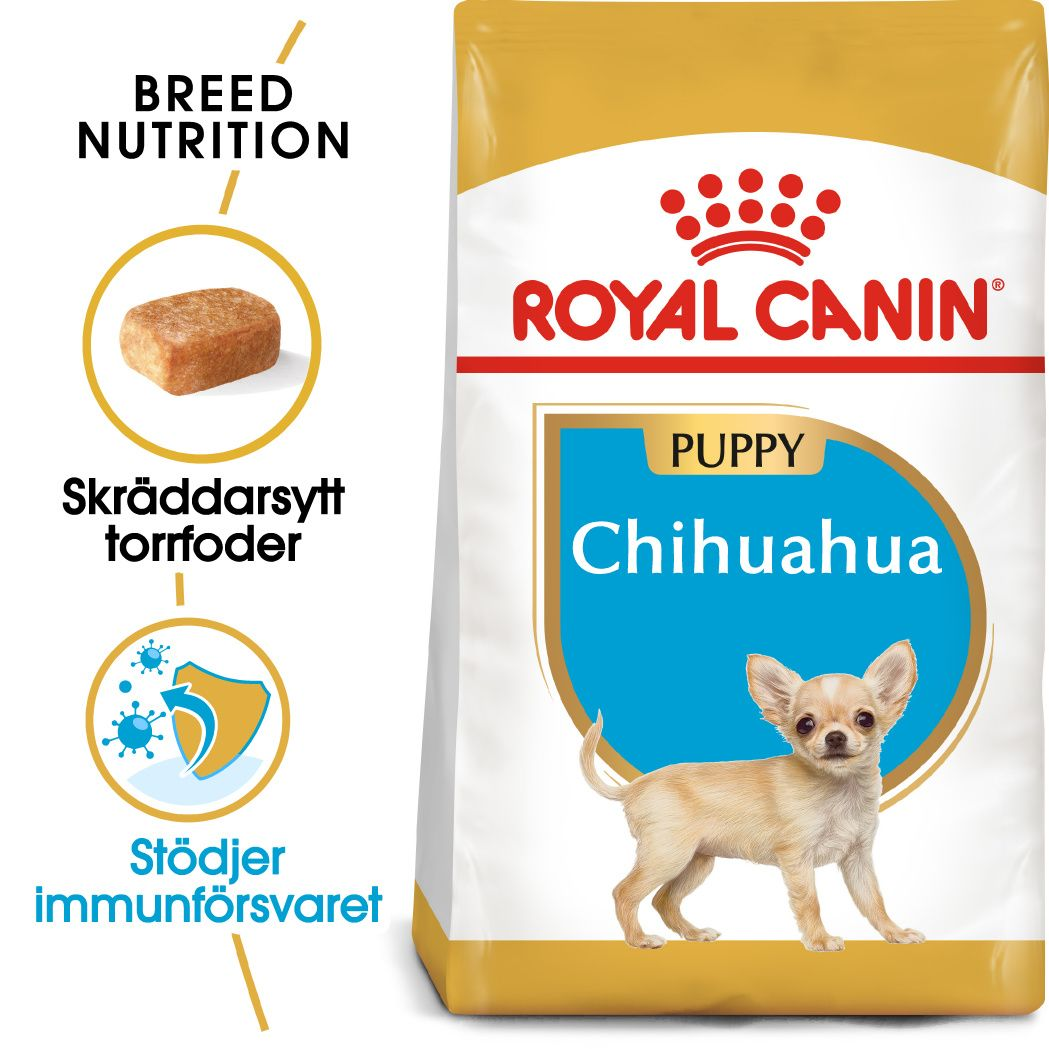 Chihuahua Puppy Torrfoder för hundvalp 1,5 kg