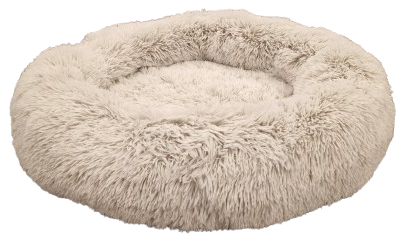 Donut hundbädd memory foam 50 cm Brun