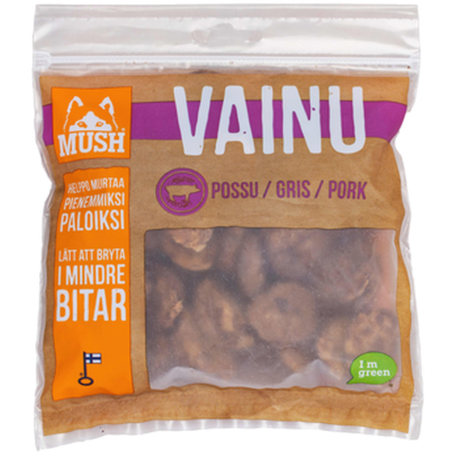 Mush - Vainu Grisgodis Brown 150 g - Hund - Hundgodis - Naturligt hundgodis - ZOO.se