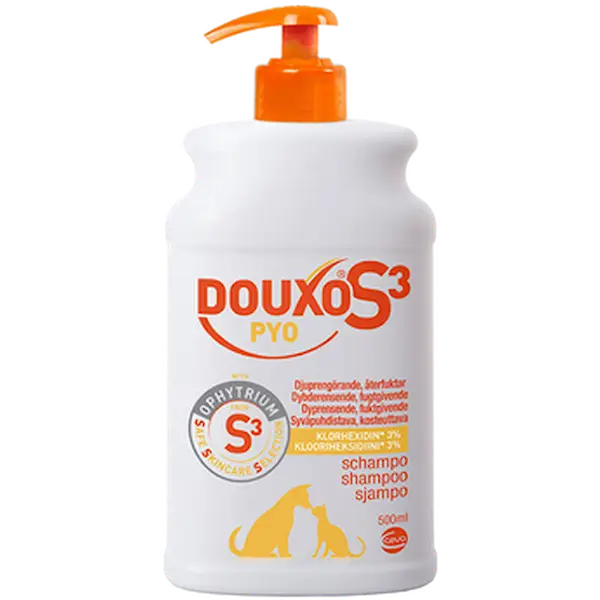 S3 Pyo Shampoo 200 ml - Klooriheksidiinishampoo