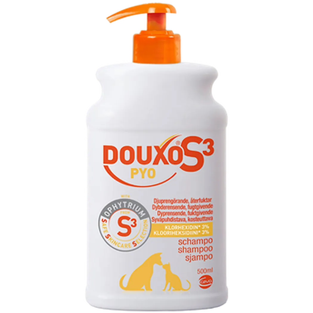 Douxo S3 S3 Pyo Shampoo - Klooriheksidiinishampoo