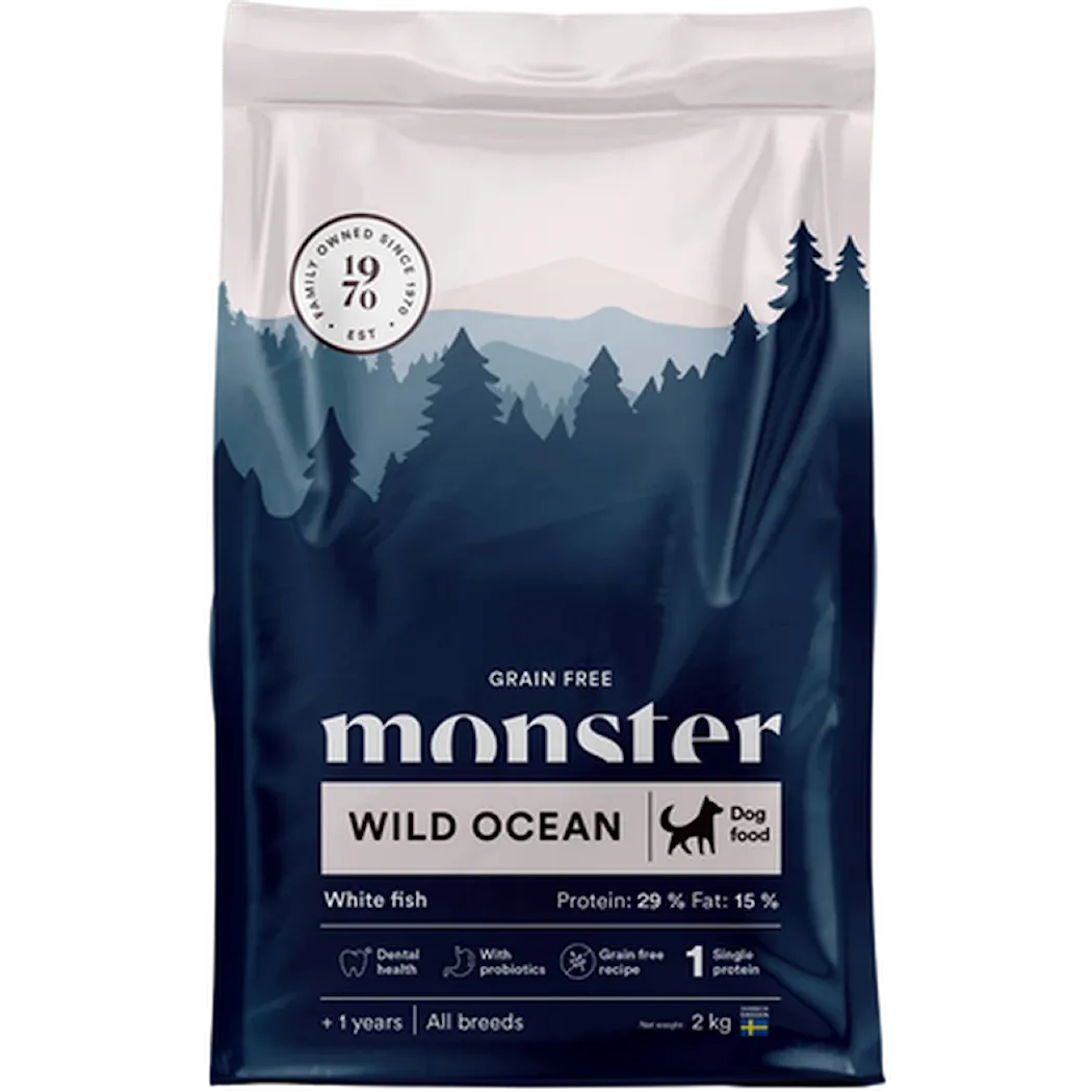 Monster Pet Food Dog Grain Free Wild Ocean