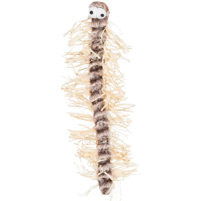 Trixie - Centipede Cat Toy Plysch/Bast Brown 33 cm - Katt - Kattleksaker - ZOO.se