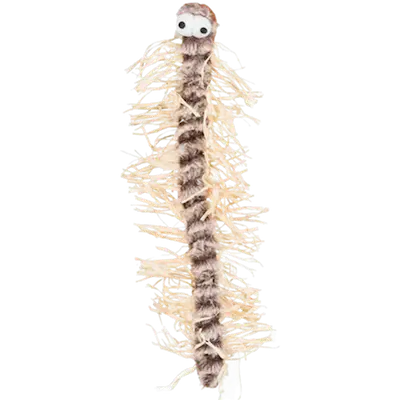 Centipede Cat Toy Plysch/Bast