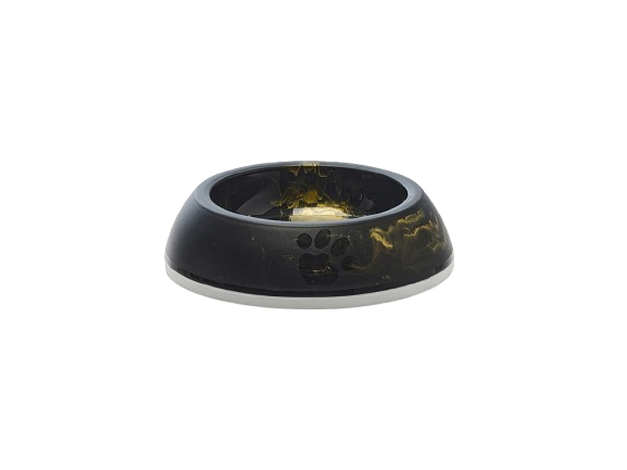Savic - Delice Cat Marble 0,2 L - Marble black gold 10,5x10,5x4 cm - Katt - ZOO.se