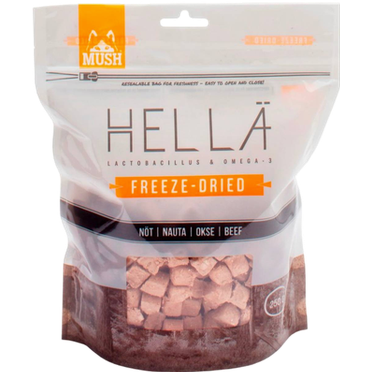 Mush - Hellä Freeze Dried Beef Brown 250 g - Hund - Hund - ZOO.se