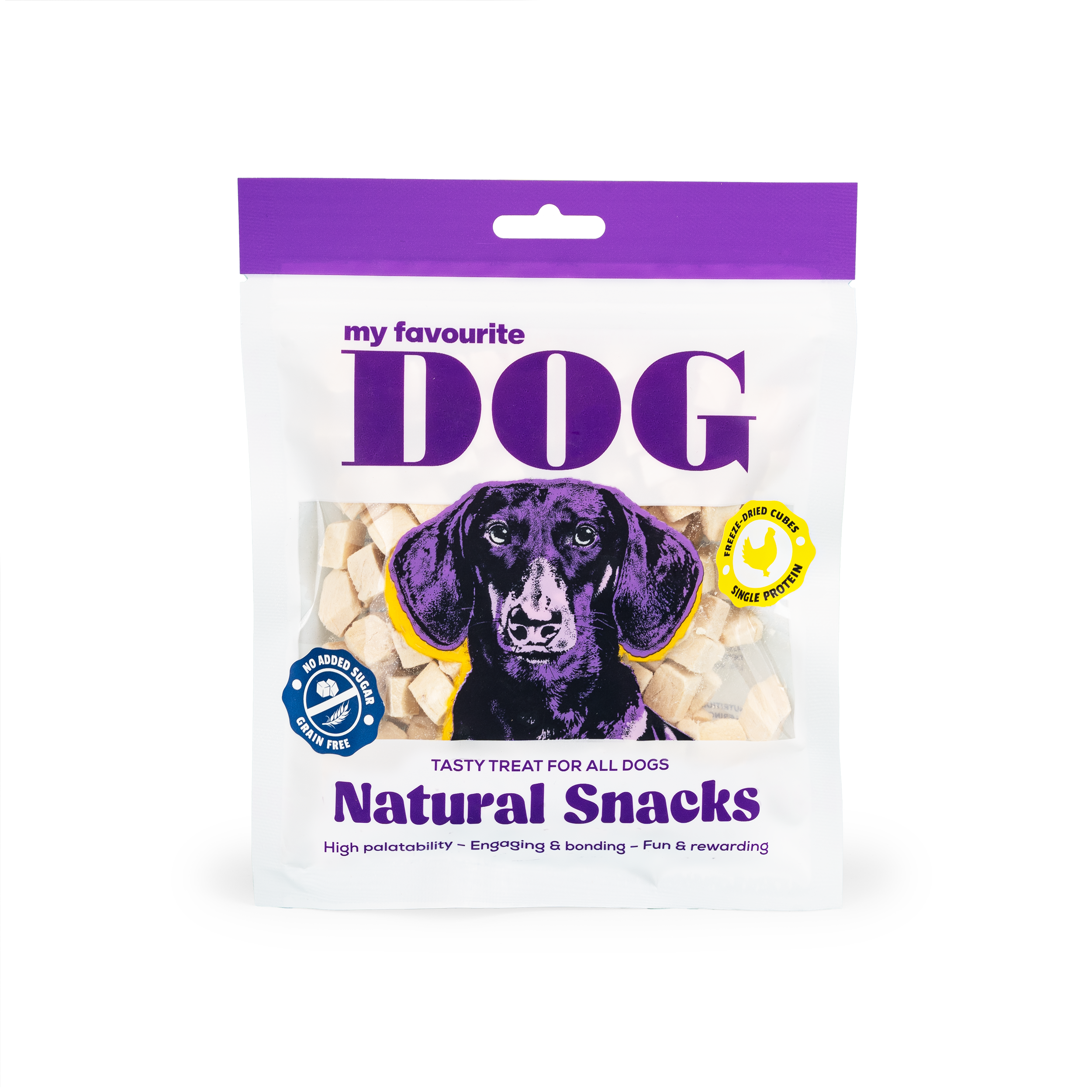 My favourite DOG - Freeze-dried Chicken Dog Cubes 50 g - Hund - Hundgodis - ZOO.se