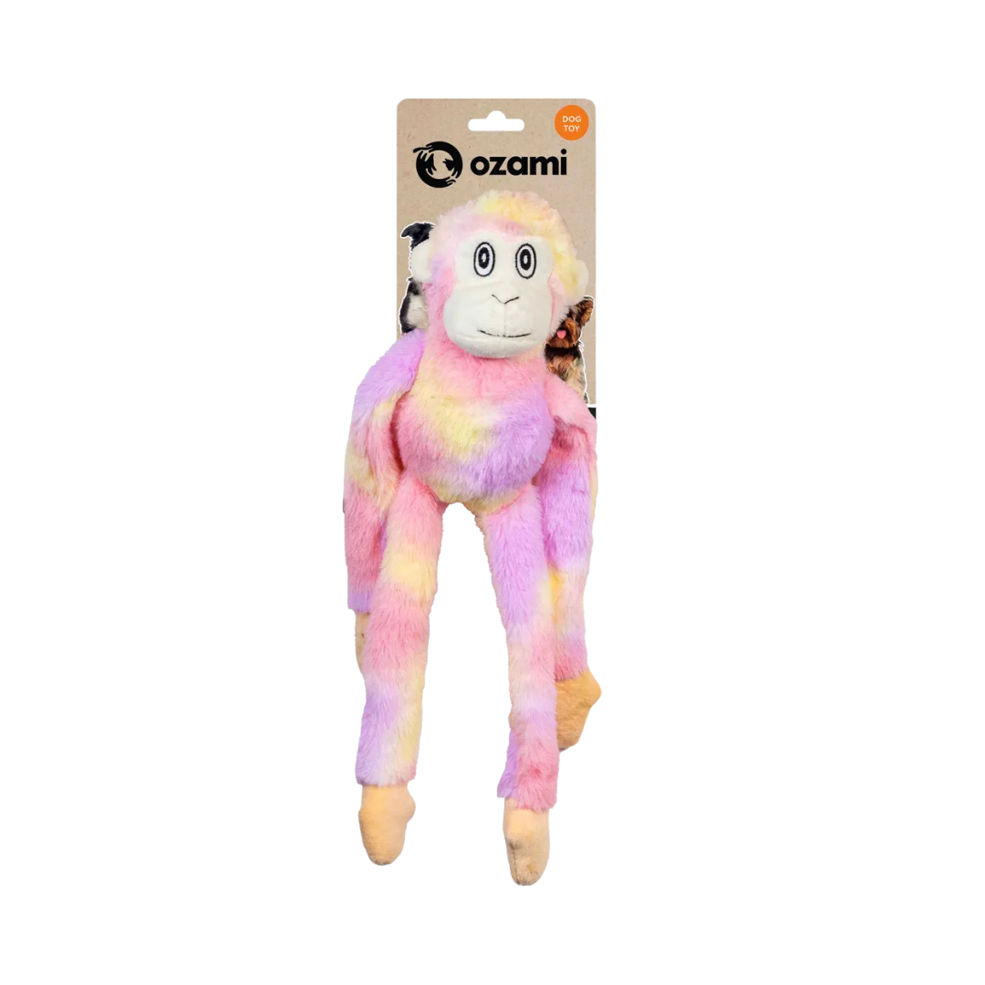 Hundleksak Monkey Rosa 46 cm