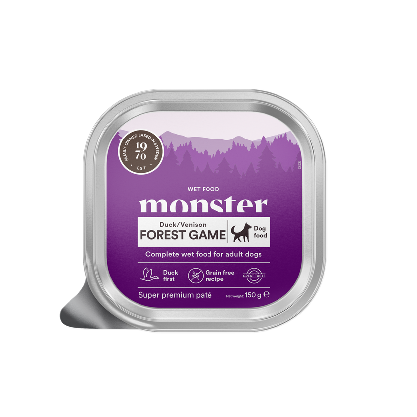 Monster Pet Food Dog Forest Game Paté 150g