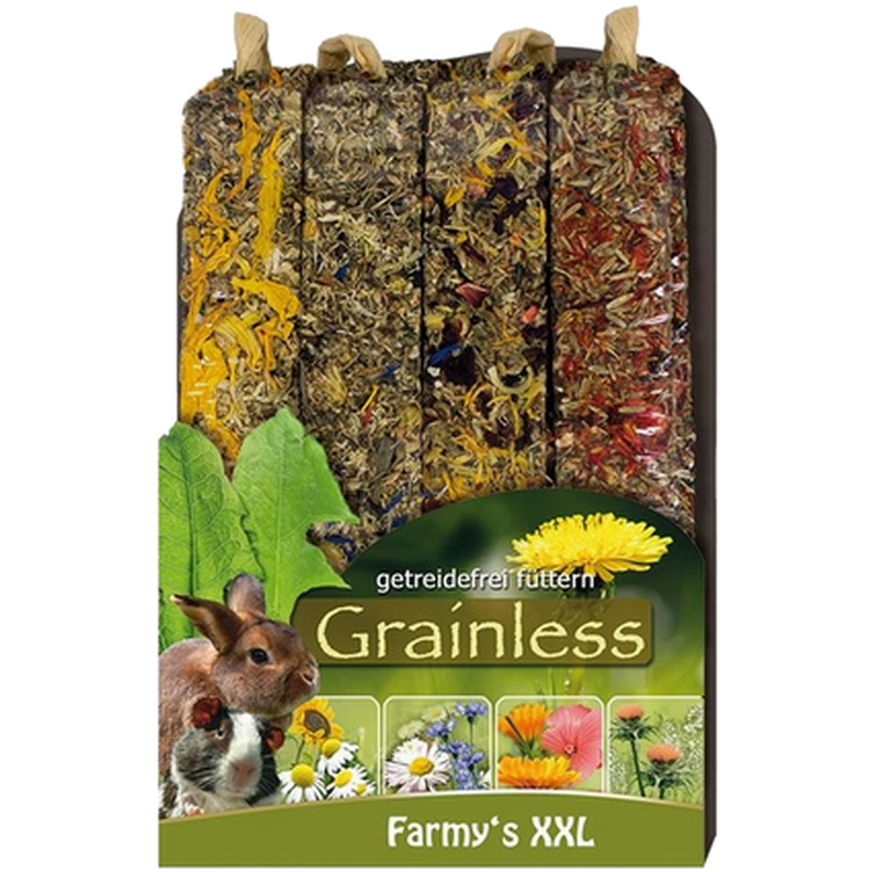 JR FARM - Grainless Farmys XXL Green 4-pack - Smådjur - Godis & Gnagstänger - ZOO.se