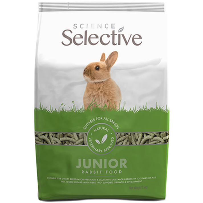 Science Selective Kanin Junior 1,5 kg - Smådyr - Fôr & høy til smådyr - Pellets - Supreme Selective