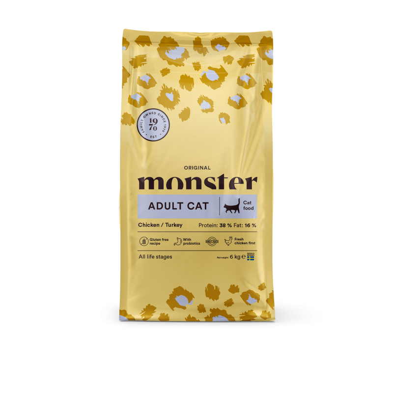 Monster Pet Food - Original Adult Chicken/Turkey 6 kg - Katt - Kattfoder & kattmat - ZOO.se
