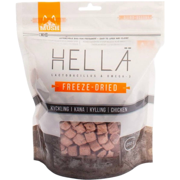 Mush - Hellä Freeze Dried Chicken Brown 250 g - Hund - Hund - ZOO.se