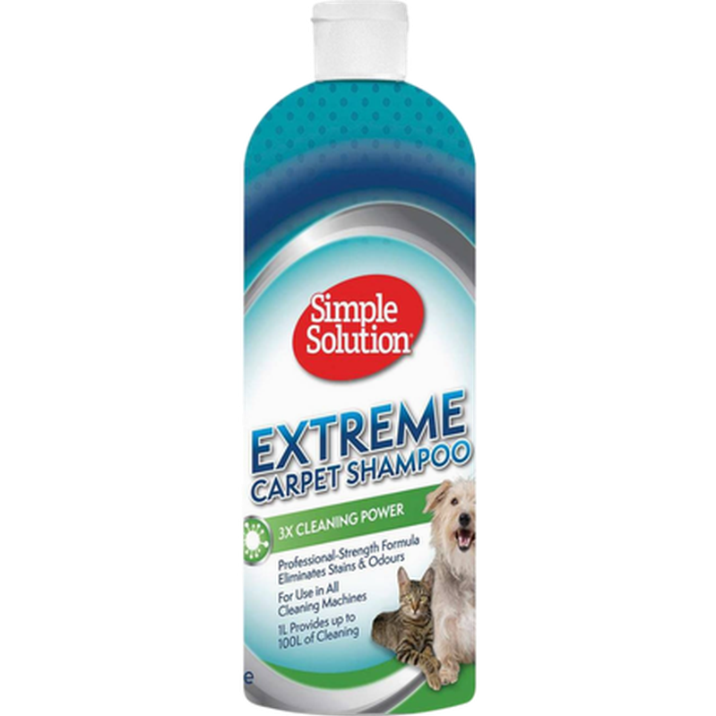 Extreme Carpet Shampoo 1 L - Hund - Hundepleie & kosttilskudd - Rengjøring & desinfisering for hund - Simple Solution