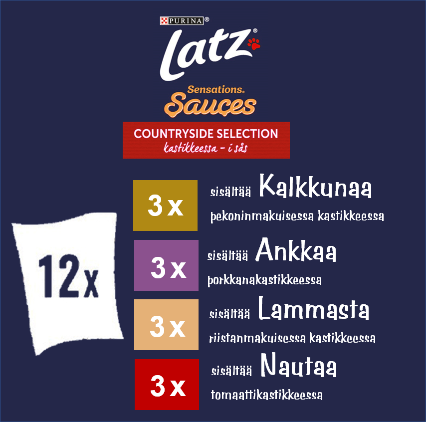 3 FI Latz Sensations Sauces Countryside Selection.