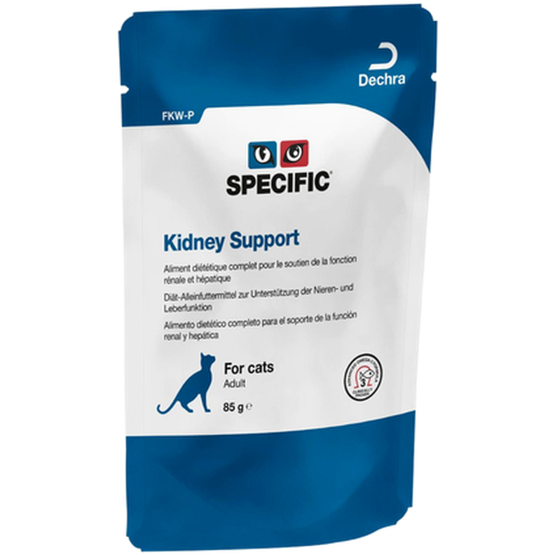 Specific - Cats FKW-P Kidney Support 85 g x 12 st - Portionspåsar - Katt - ZOO.se