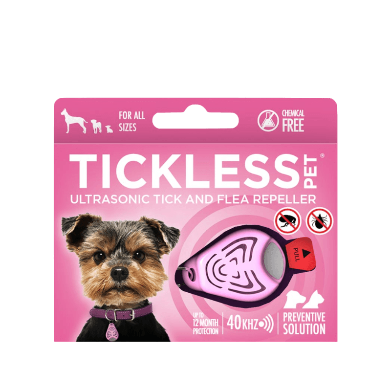 Pet Ultrasonic Tick and Flea Repeller Rosa - Hund - Hundv&aring;rd & Tillskott - Mot Ohyra & F&auml;stingar - Tickless - ZOO.se